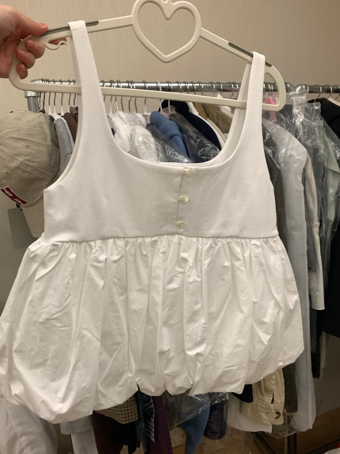 헤더먼트 이브저지탑 화이트 상품이미지6