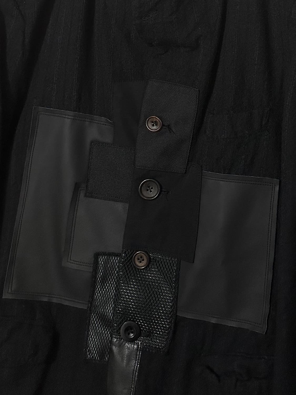 준야 와타나베 23aw 축융 울 패치워크 블레이저 상품이미지3