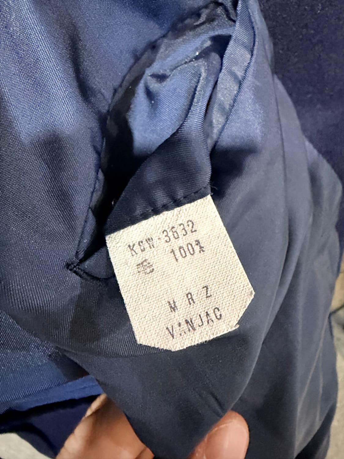 vintage KENT VAN JAC gold button jacket 상품이미지9