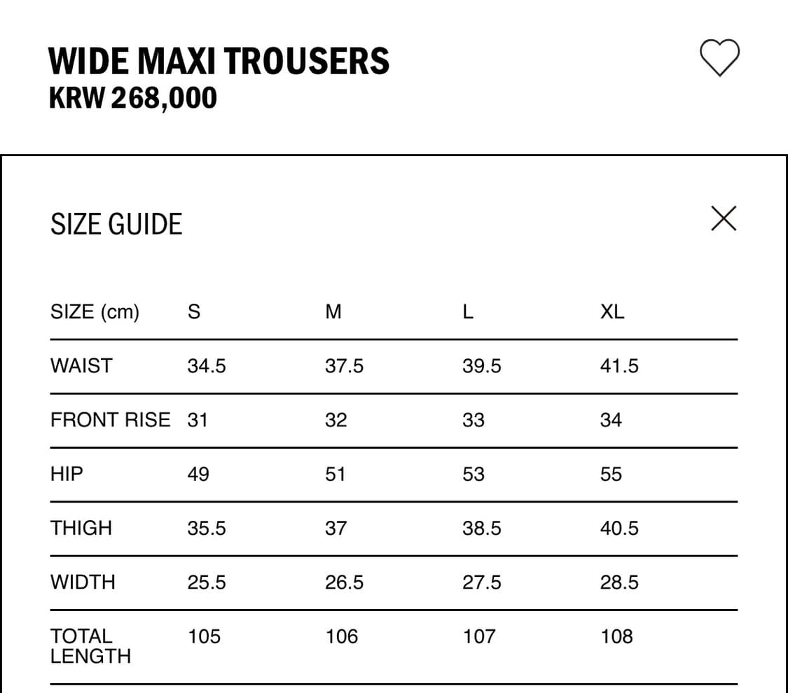 (새상품)에토스 WIDE MAXI TROUSERS 상품이미지5