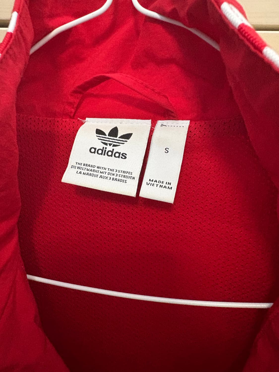 아디다스 파이어버드 바람막이 S 상품이미지3