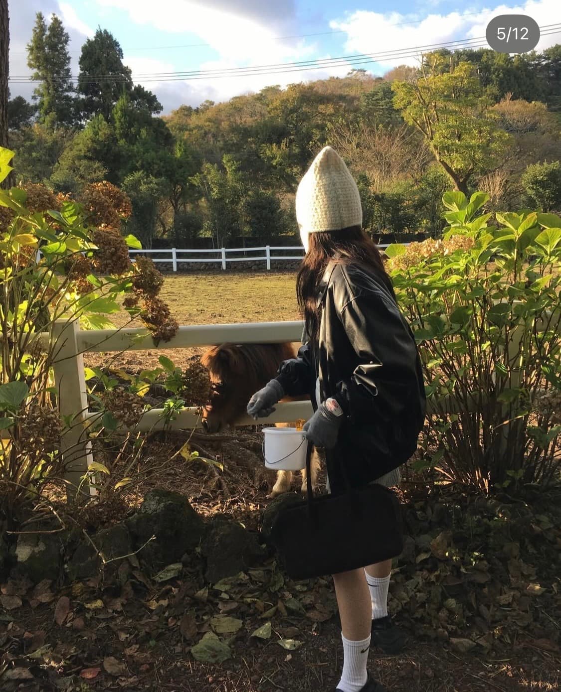 바이무드 더히어 보넷니트햇 bonnet knit hat gray 상품이미지3