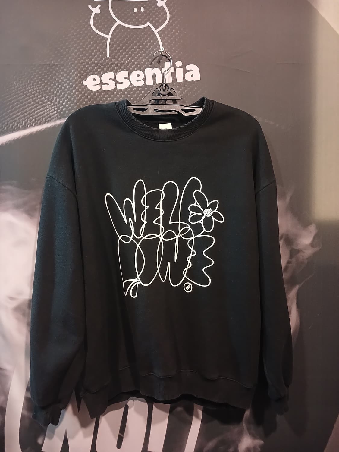 TWN 웰턴 맨투맨 블랙 상품이미지1