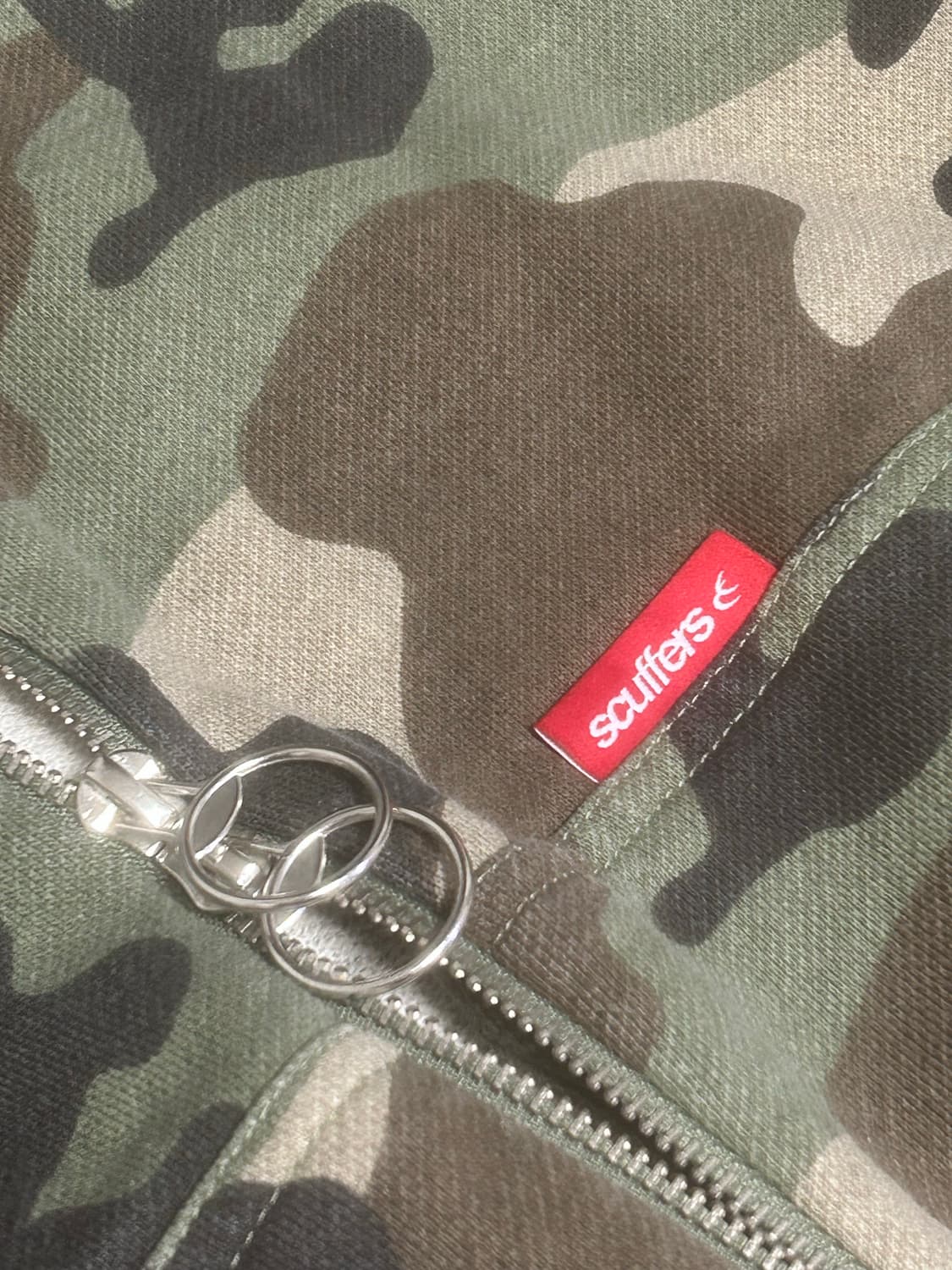 Scuffers 카모 후디 집업 상품이미지3