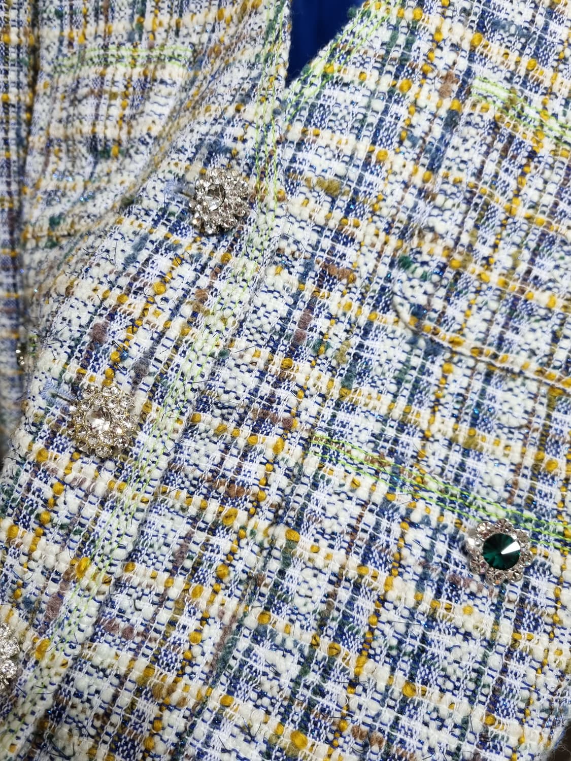 여성 66size SJYP 트위드 자켓 상품이미지5