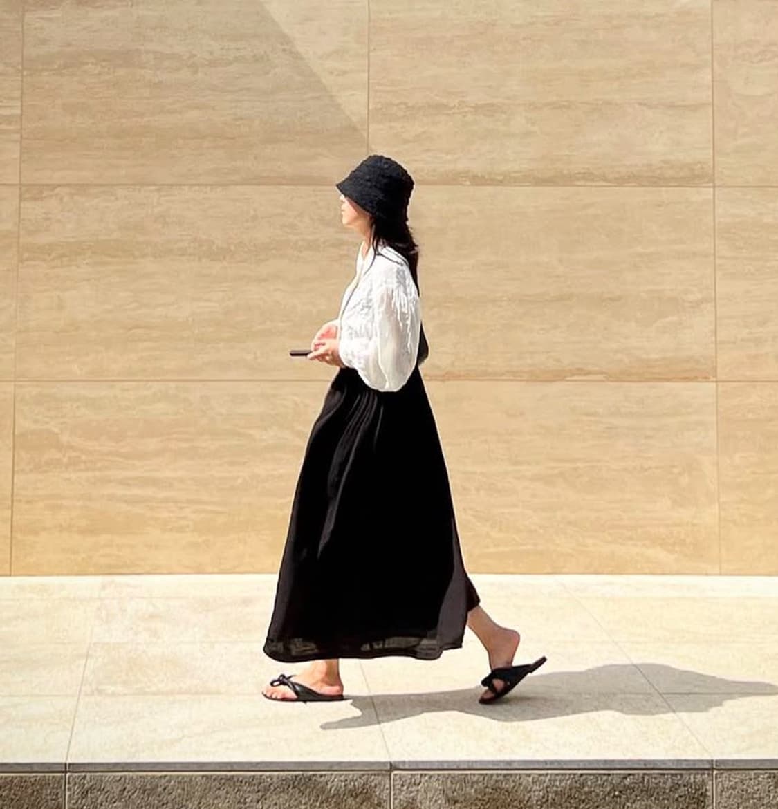 유노이아 슬리브리스 핀턱 드레스 상품이미지2