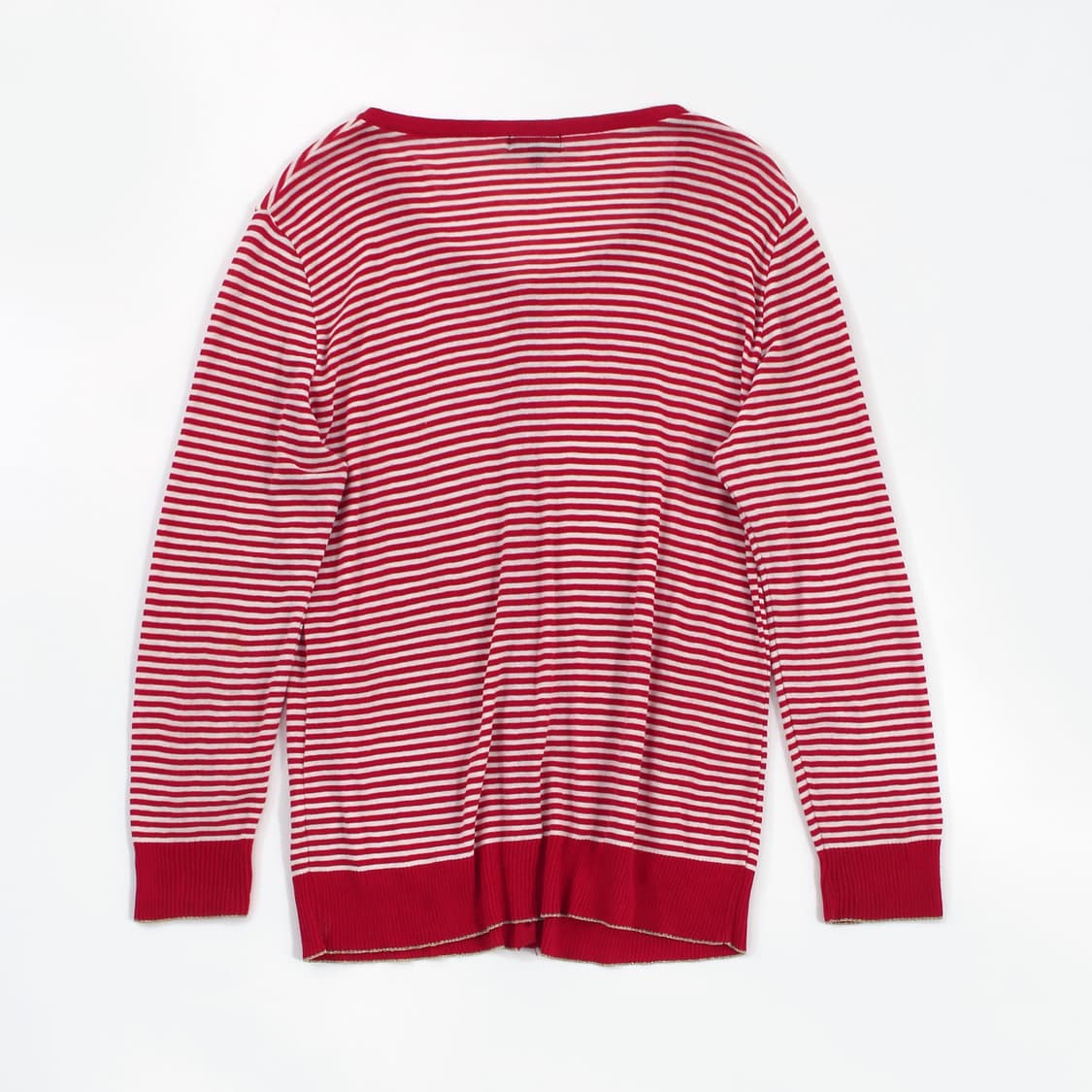 소니아 리키엘 레드 면 코튼 스트라이프 가디건 상품이미지7