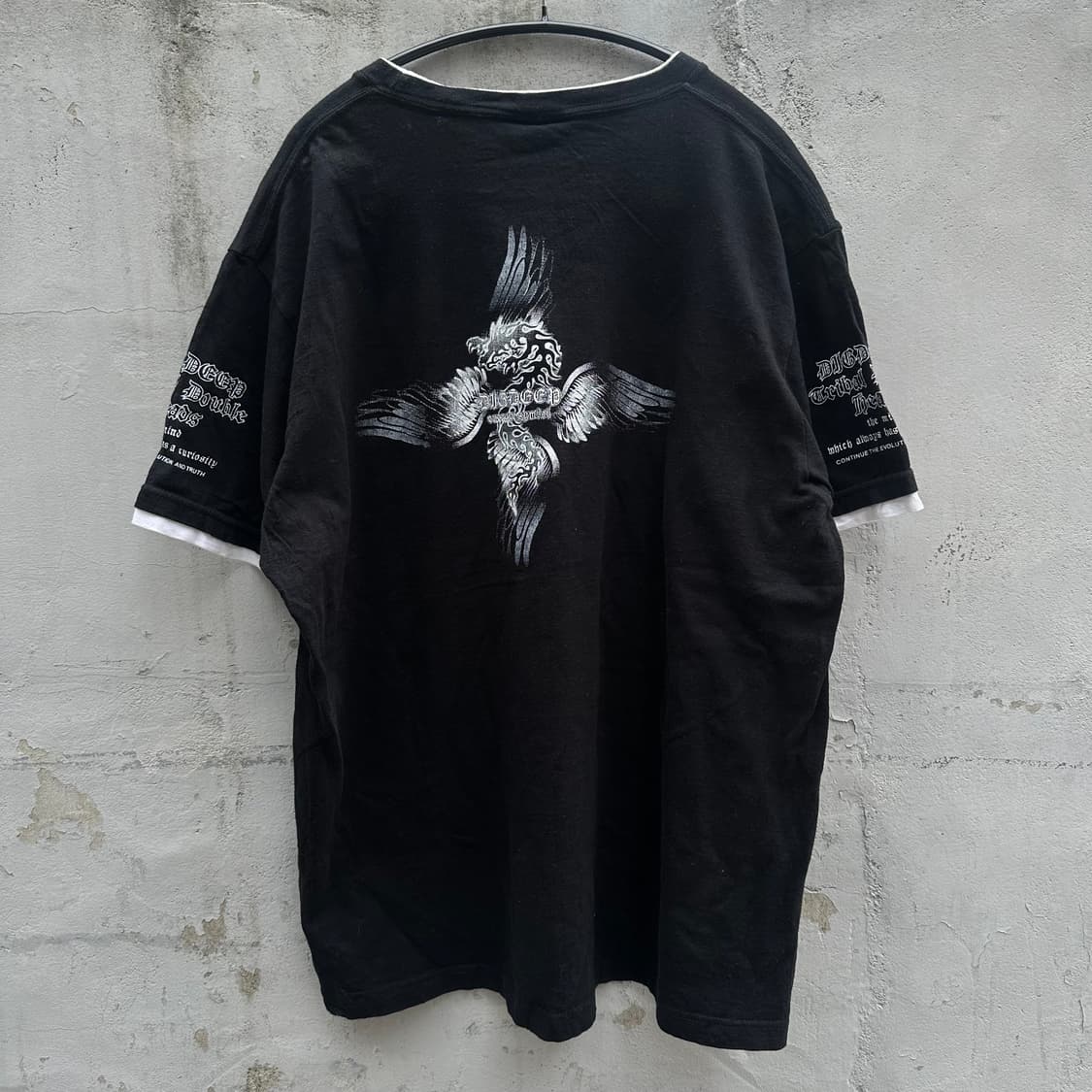 'dig deep' dragon printed layer t shirt 상품이미지6