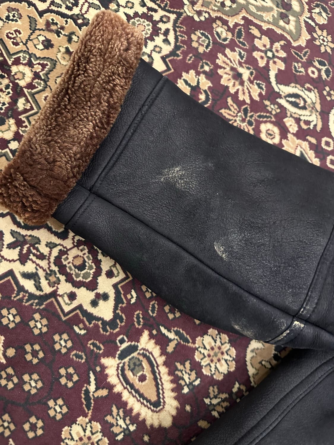 100)올드 캘빈클라인 무스탕 상품이미지6