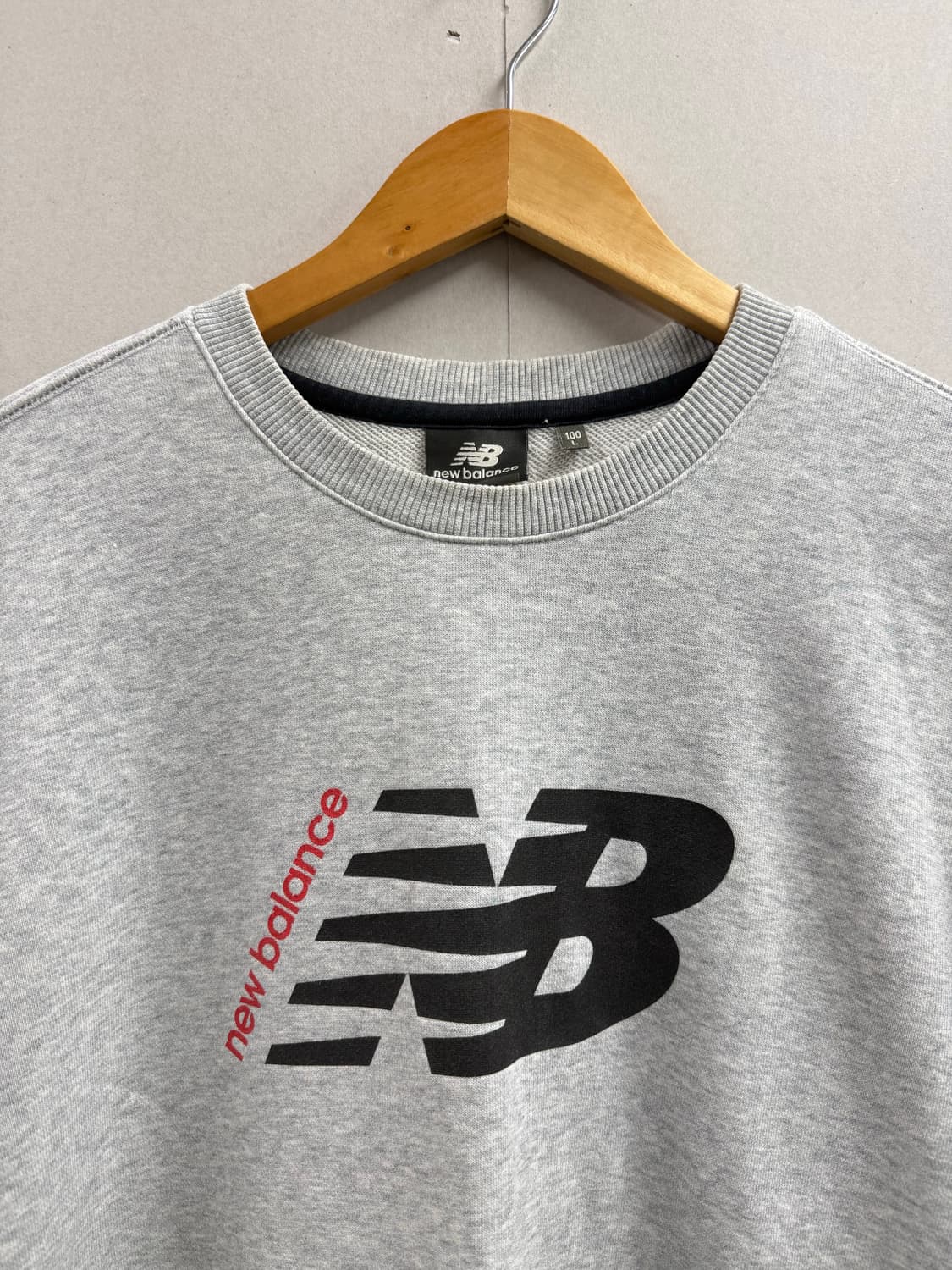 남성 100 L / 뉴발란스 스웻 맨투맨 그레이 상품이미지3