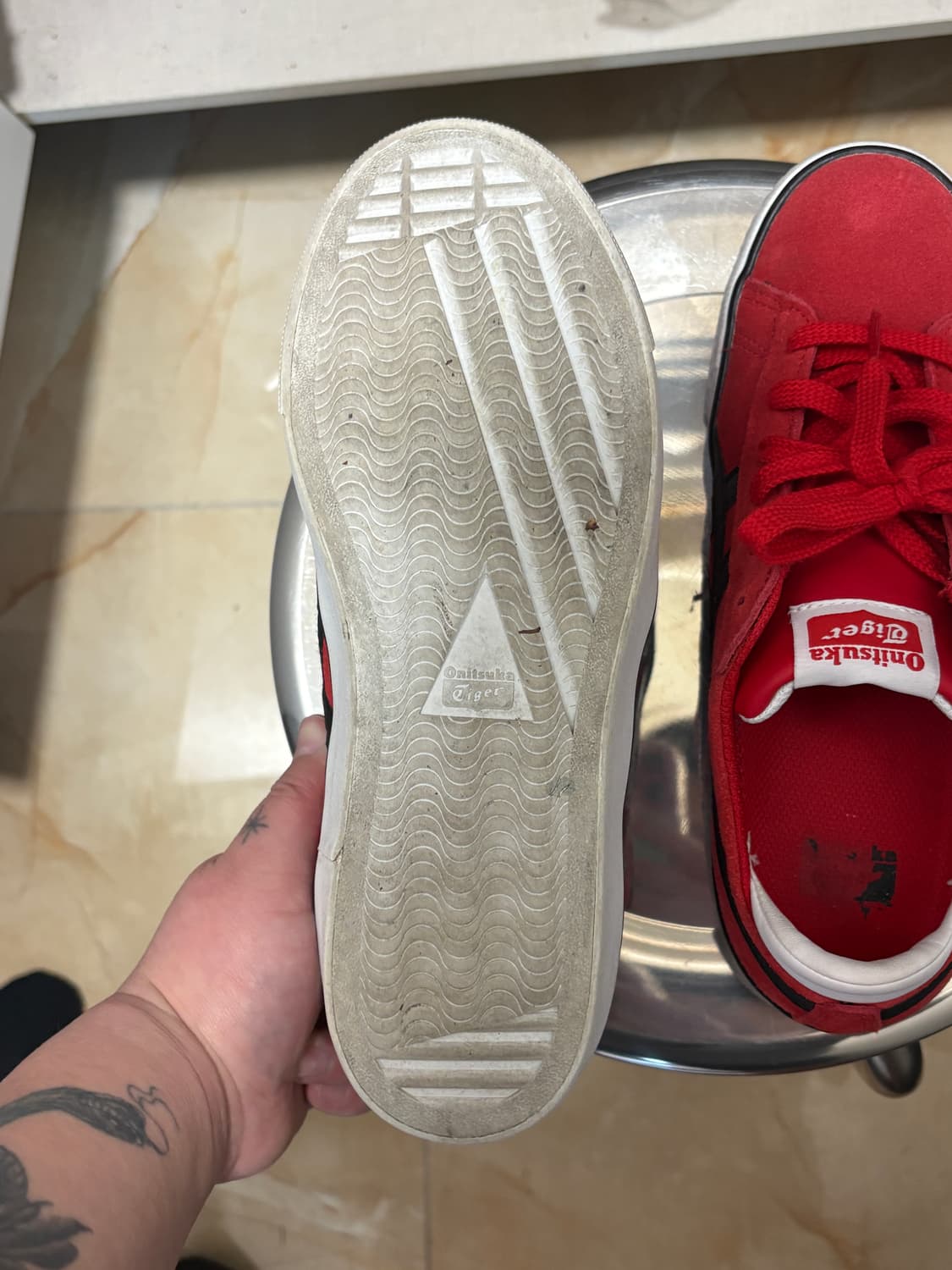 오니츠카타이거 파브레 클래식 레드 250 상품이미지3