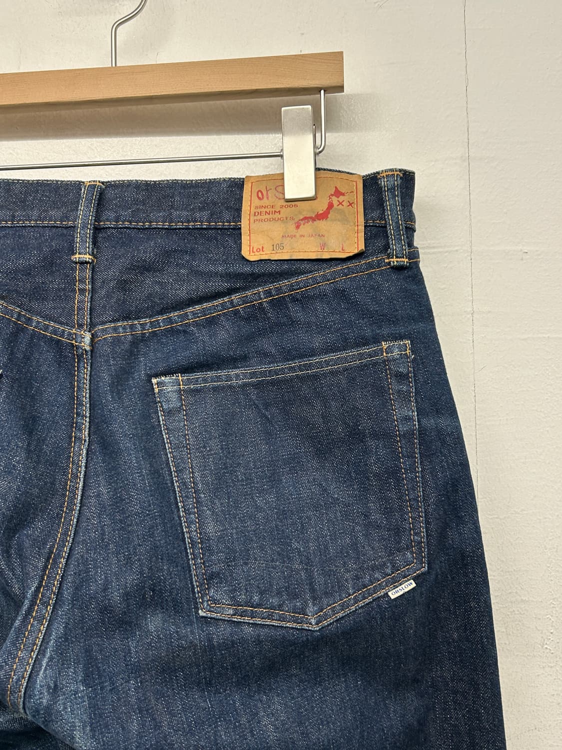 오어슬로우 105 셀비지데님 상품이미지3