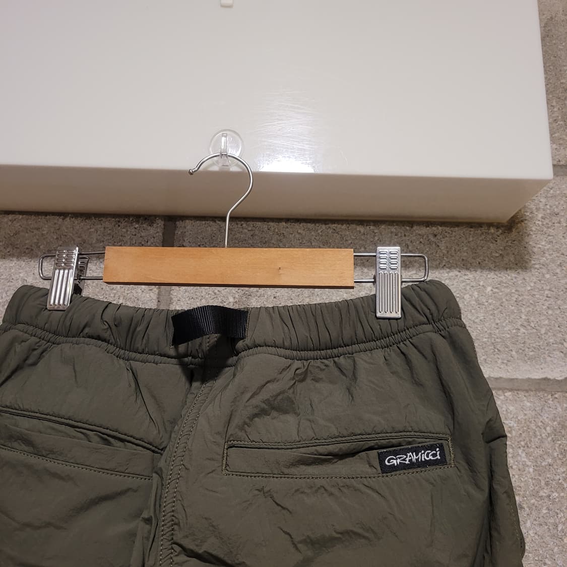 그라미치 카키 기모 팬츠 S 상품이미지5