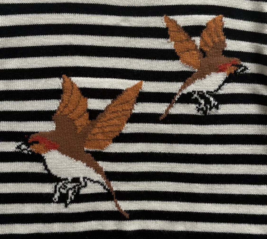 앤더슨벨 버드 스트라이프 스웨터 니트 상품이미지3