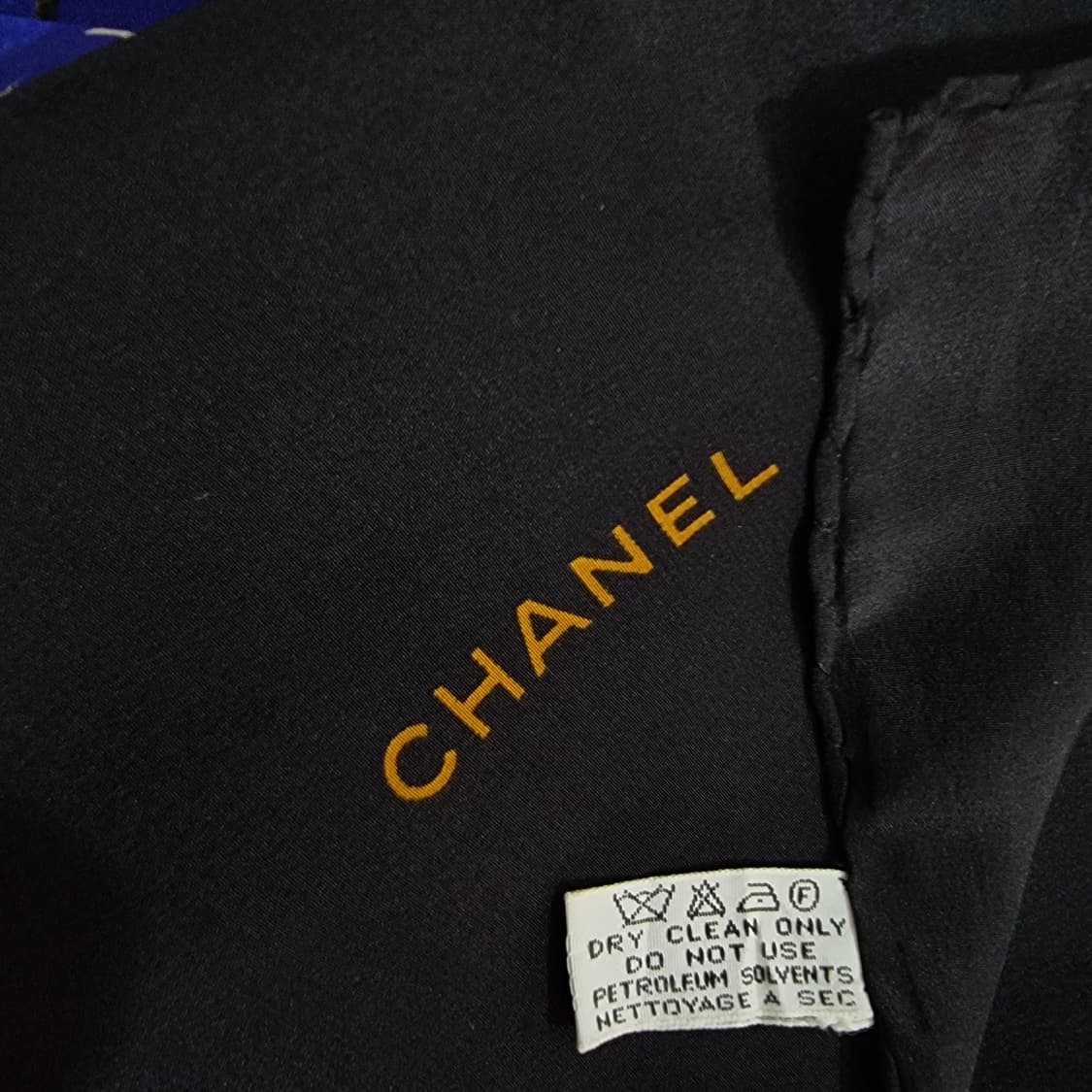 Chanel 샤넬빈티지 카드 프린트 실크 스카프 상품이미지8