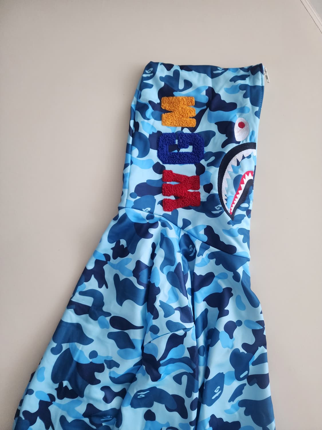 베이프 샤크 후드집업 블루 XL 상품이미지3