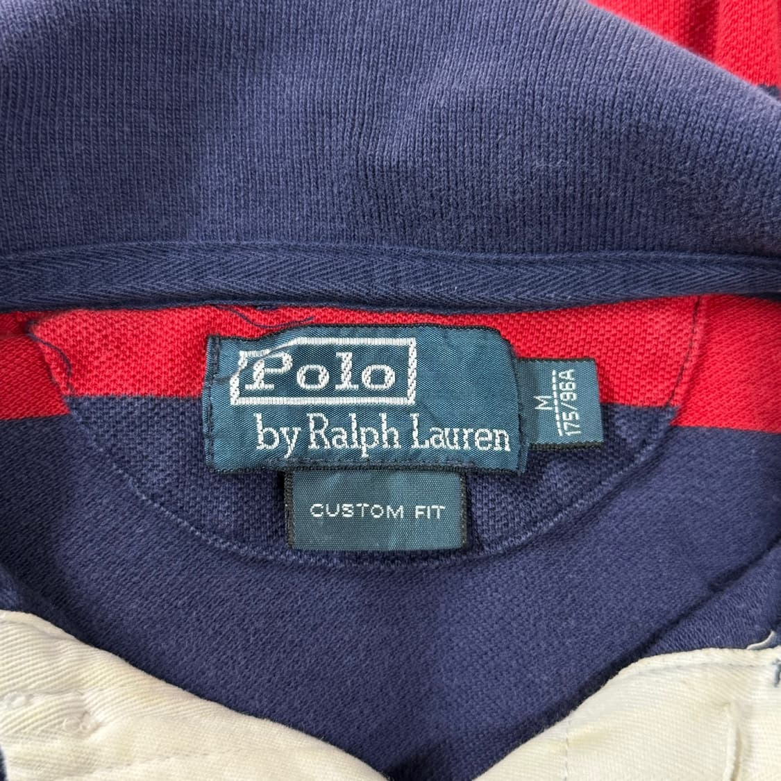 [M] 폴로 랄프로렌 빅포니 스트라이프 럭비 PK 반팔 카라티 상품이미지5