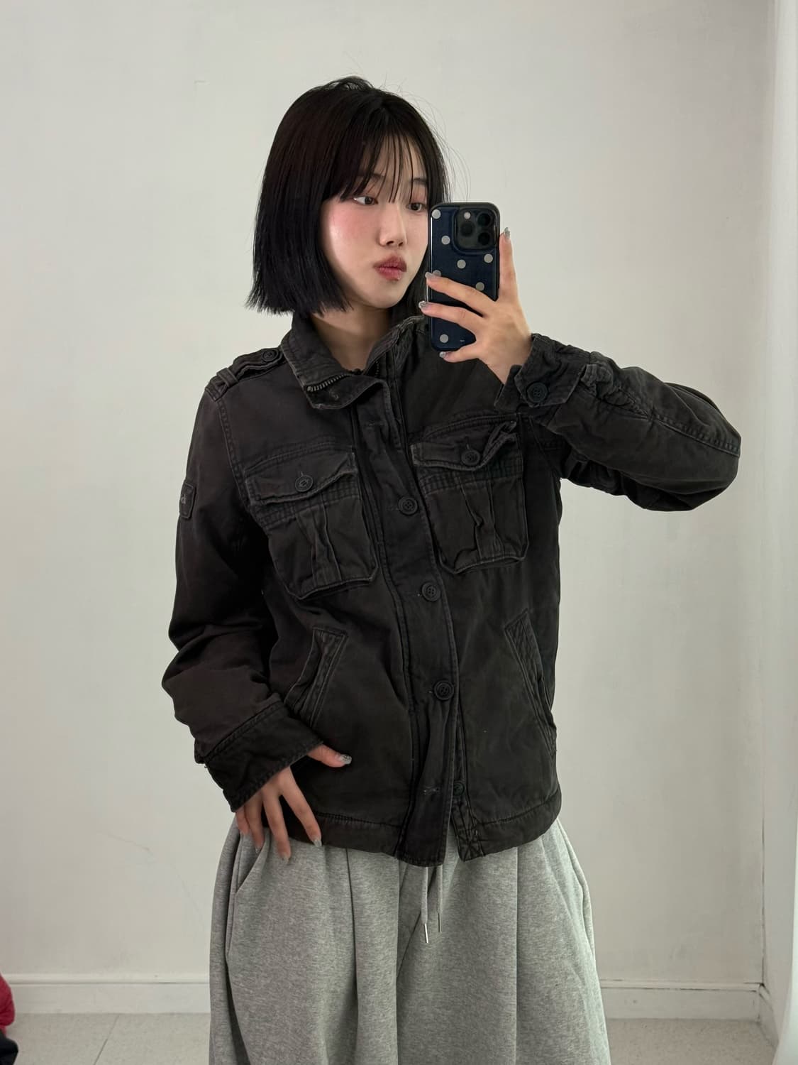 아베크롬비 차콜 자켓 상품이미지4