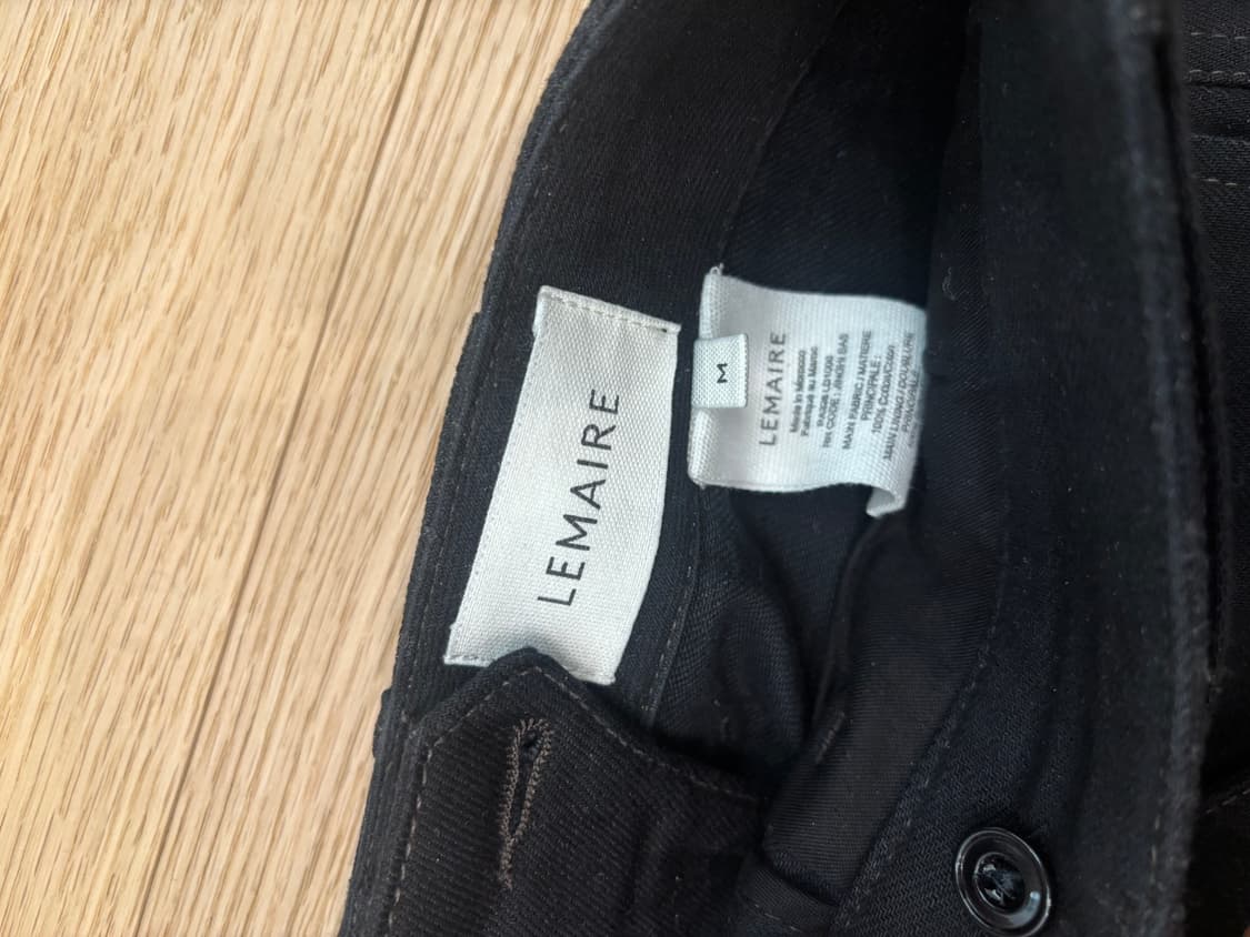 르메르 트위스트 벨티드 팬츠 블랙 m 상품이미지3