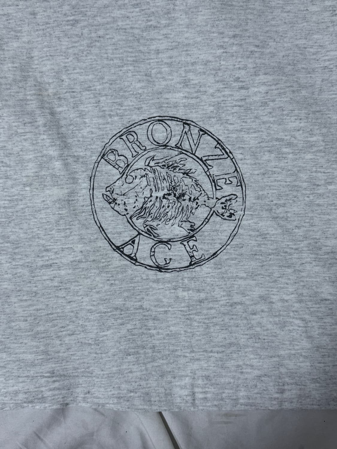 80s usa bronze age 피쉬본 프린트 티셔츠 스케이트보드 상품이미지4