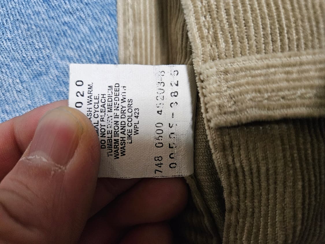 00s levis 505 코듀로이 34x36 리바이스 코듀로이 상품이미지4