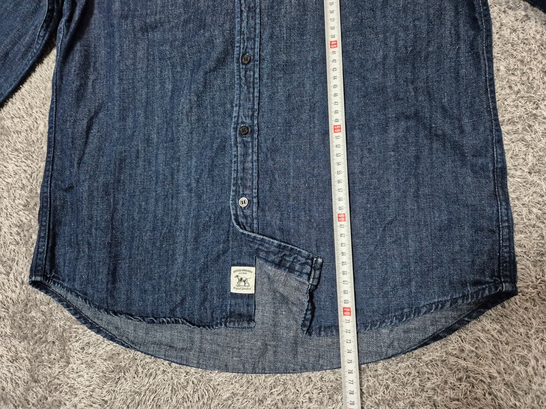 헤지스 남성 피즈자수 데님셔츠 105 상품이미지9