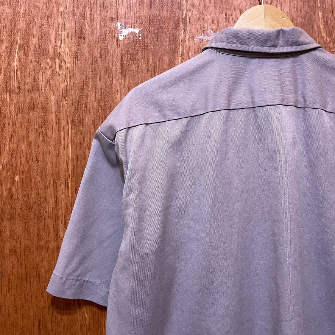 (L) Dickies 디키즈 반팔 워크 셔츠 그레이 상품이미지4