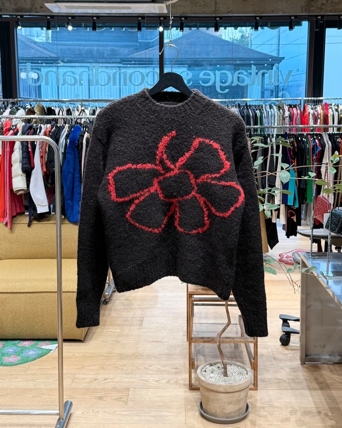 팔로마울 브라운 플로레케 울 니트  상품이미지1