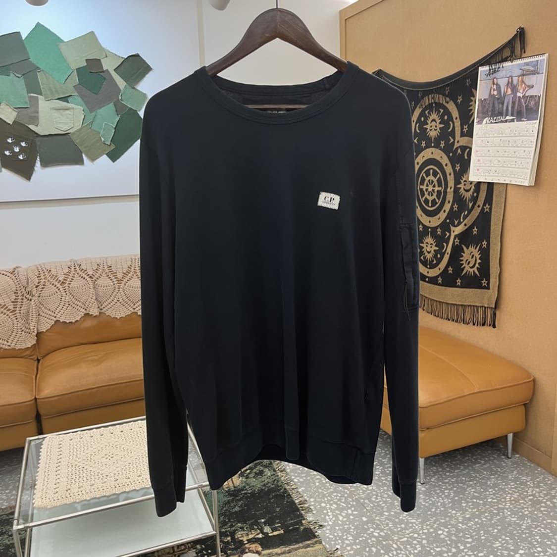 씨피컴퍼니 빈티지 모던시크 캐주얼 오버핏 롱슬리브 L C12570 상품이미지3