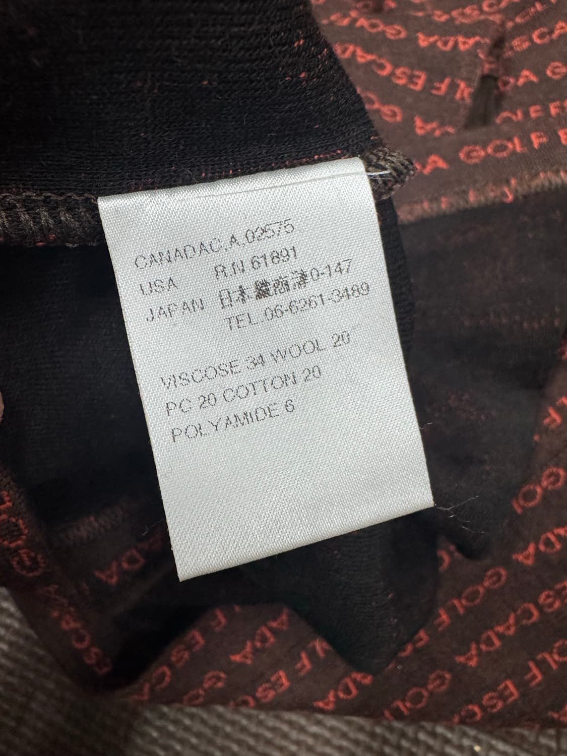 ESCADA GOLF 울 카라티 상품이미지5