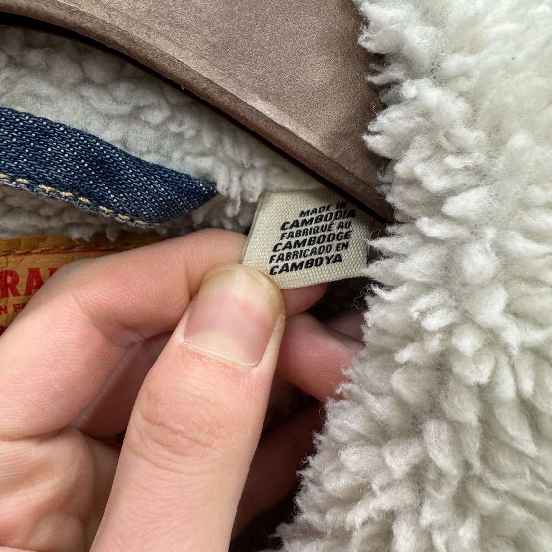 리바이스 타입 3 쉐르파 진청 데님 트러커 자켓 상품이미지6