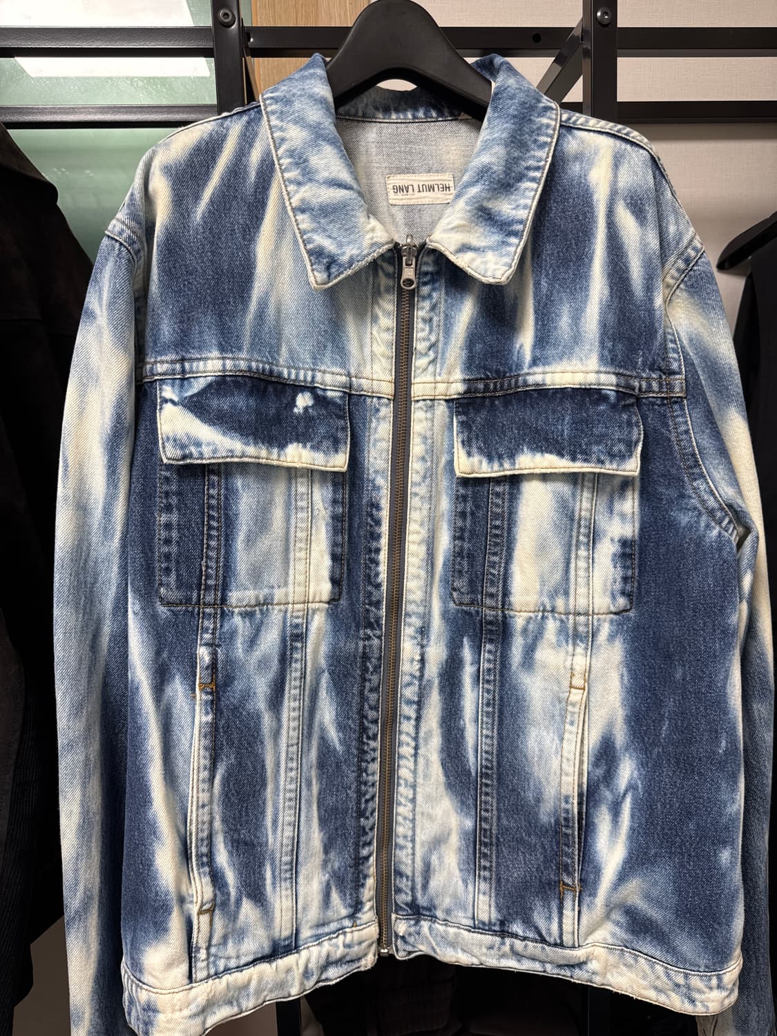 Helmut Lang bleached denim jacket 상품이미지1