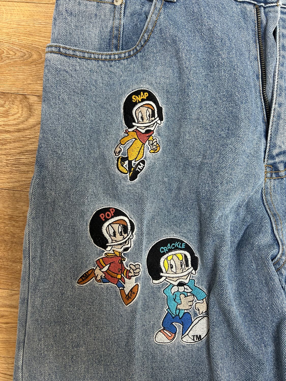 위캔더스 자수 데님 상품이미지2