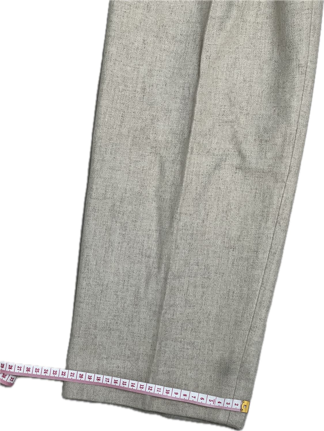 [S] STU 20FW 투턱 루즈핏 슬랙스 아이보리 상품이미지8