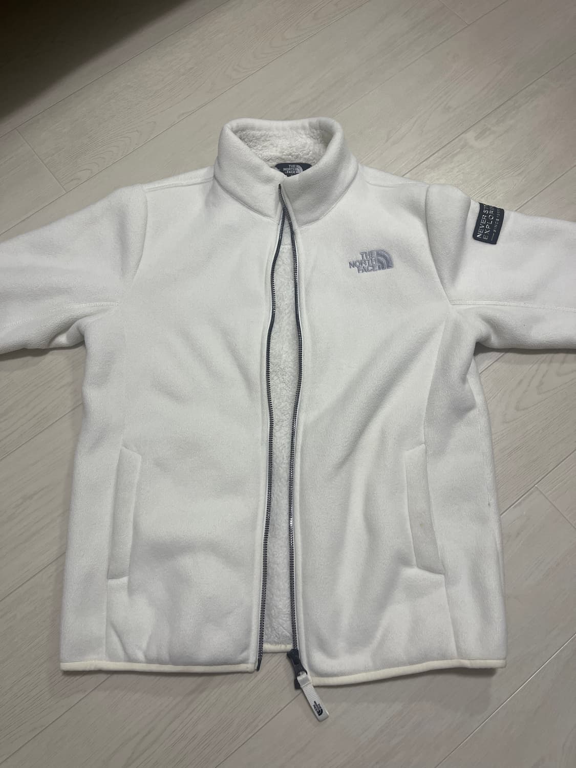 노스페이스 화이트 후리스  상품이미지1