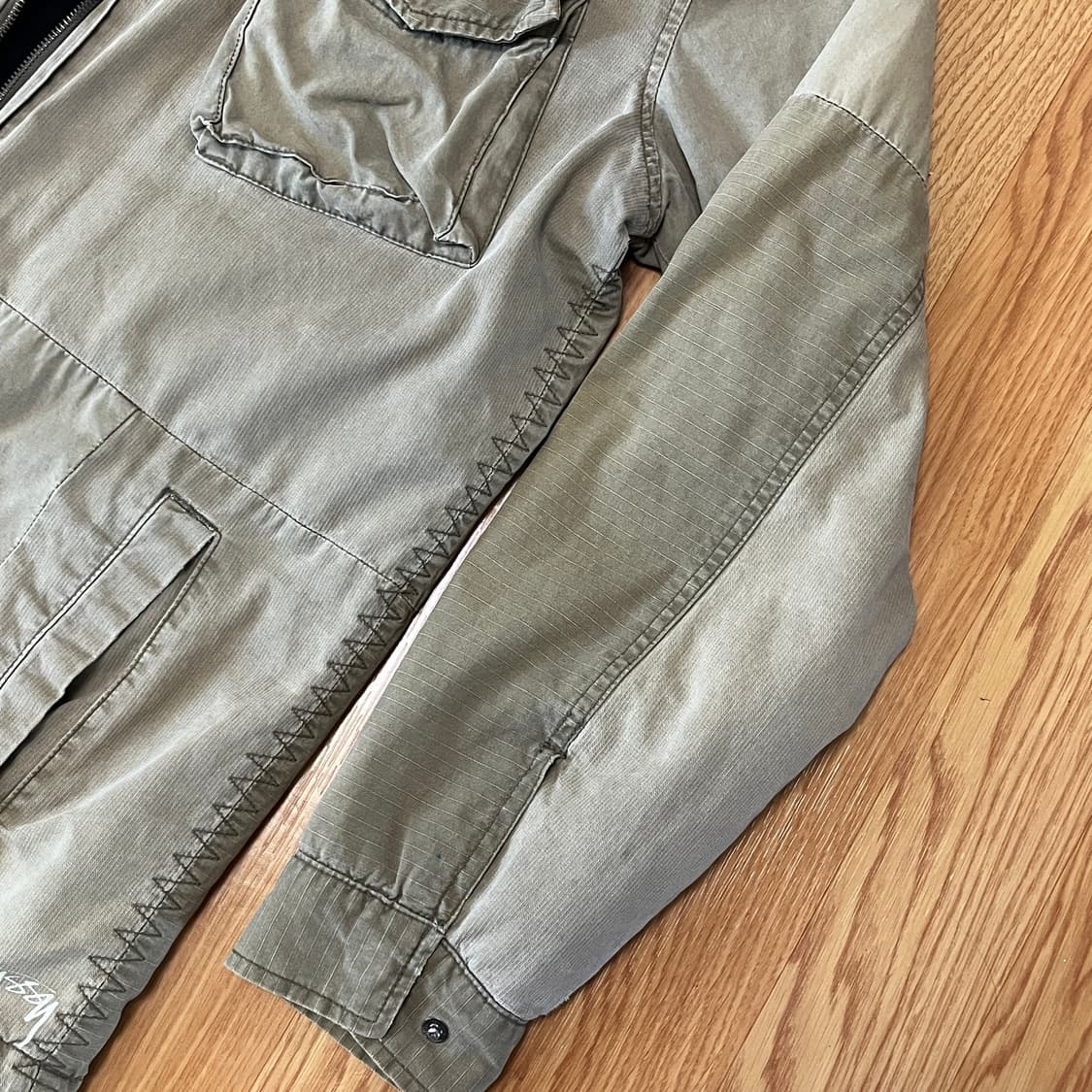 90s 스투시 절개 디테일 자켓 상품이미지5