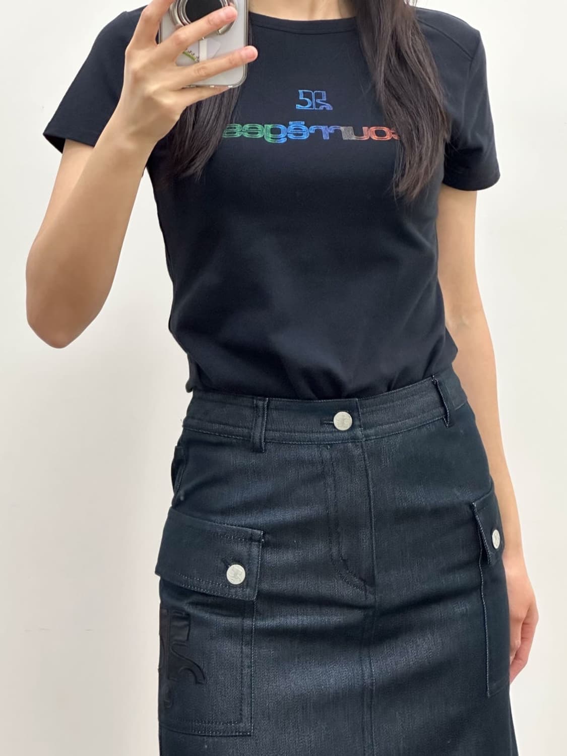 courreges21 / 꾸레쥬21 데님 스커트 상품이미지8