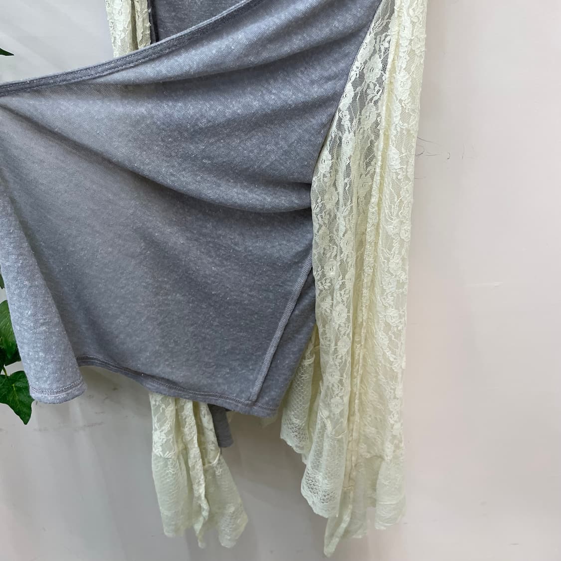 모리 페어리 여리 리버시블 그레이 레이스 2way 베스트 🏠 상품이미지4