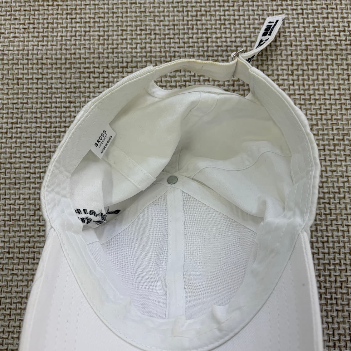 F BROSS 화이트 캡 모자 0608D2 상품이미지6