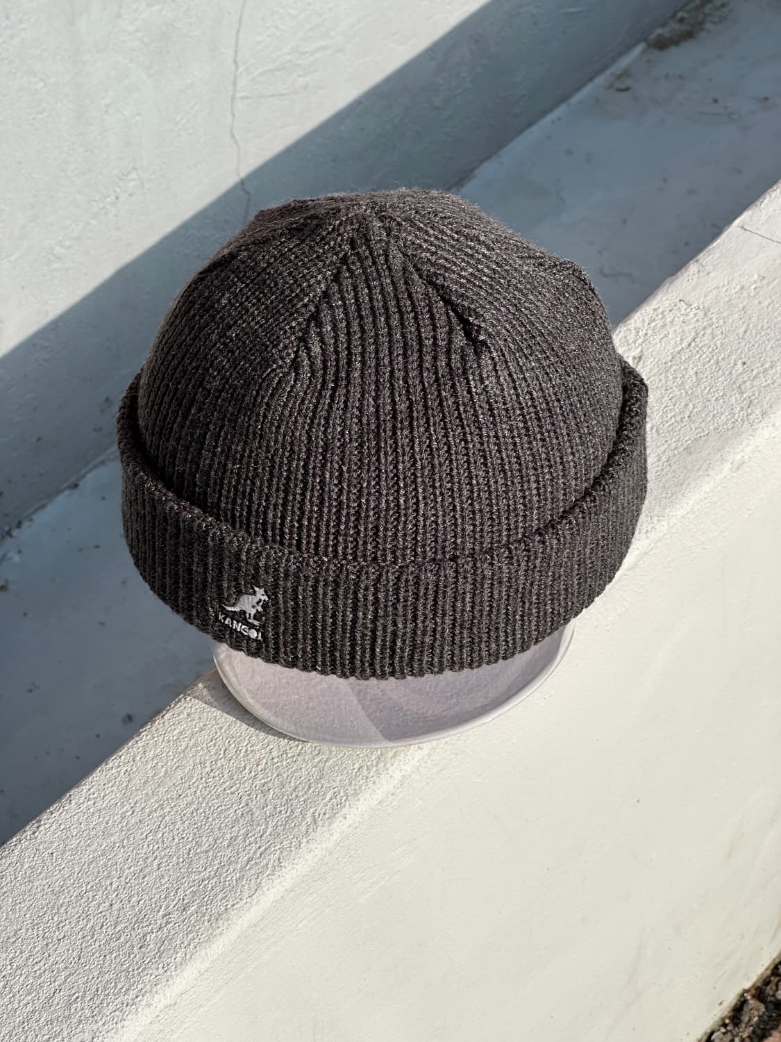 [F] 캉골 로고 그레이 비니 모자 상품이미지2