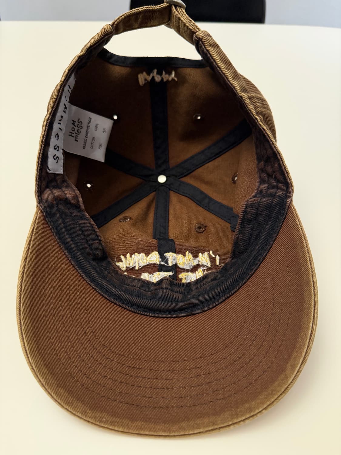 홈리스hommless 레터링 캡 모자 상품이미지3