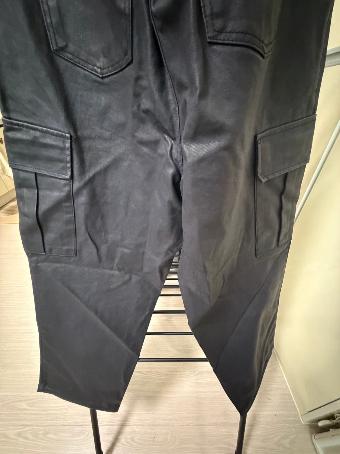 페이크레더 카고 와이드 팬츠 상품이미지6