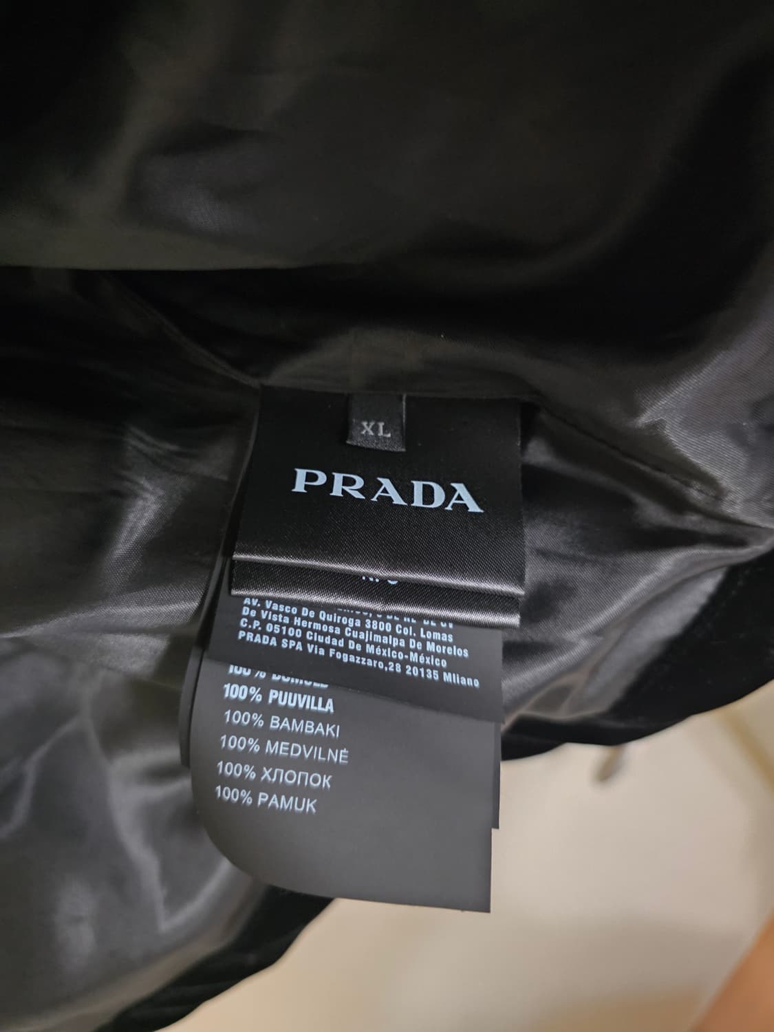 프라다 벨벳 자켓 xl 상품이미지7