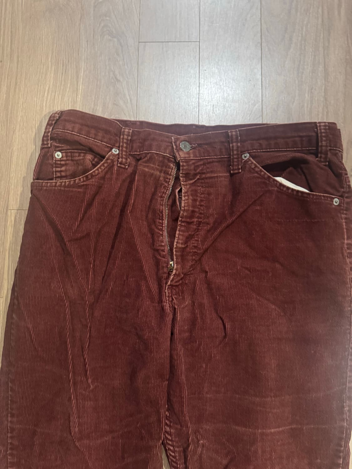 리바이스 코듀로이517 빈티지 버건디 36x31 (실제 체감 34x30) 상품이미지2