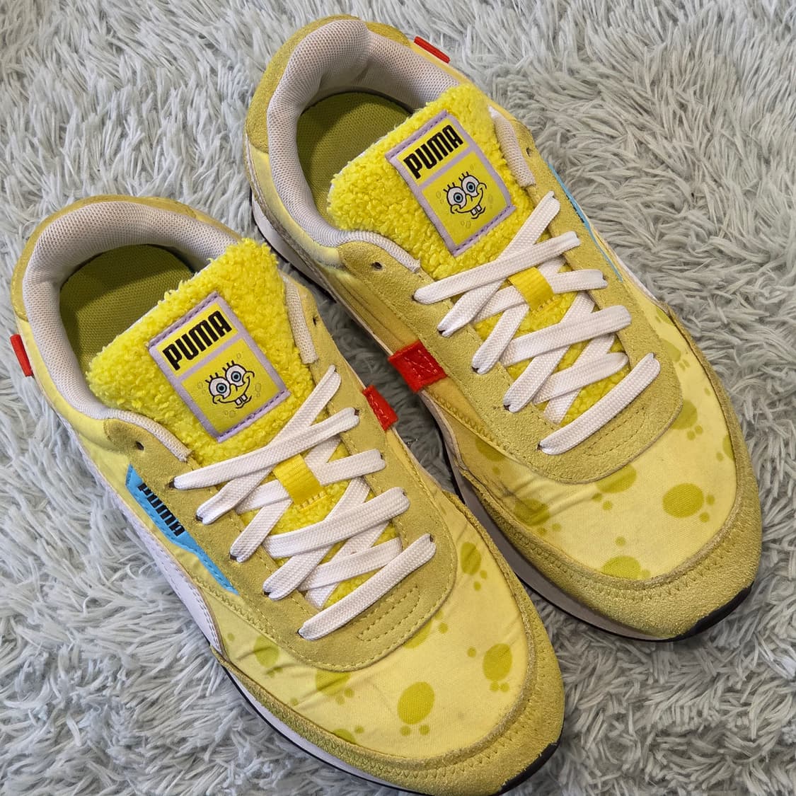 6a-4:푸마 x 스폰지밥 퓨처 라이더 옐로우 250mm 상품이미지7