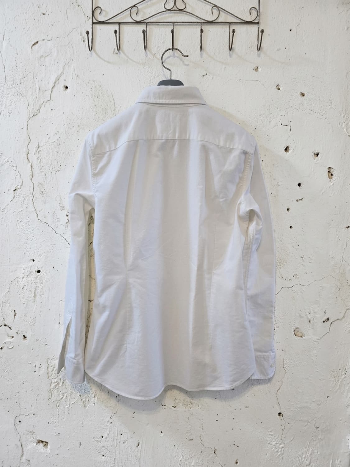 폴로 랄프로렌 화이트 여성 커스텀 핏 셔츠 L 상품이미지2