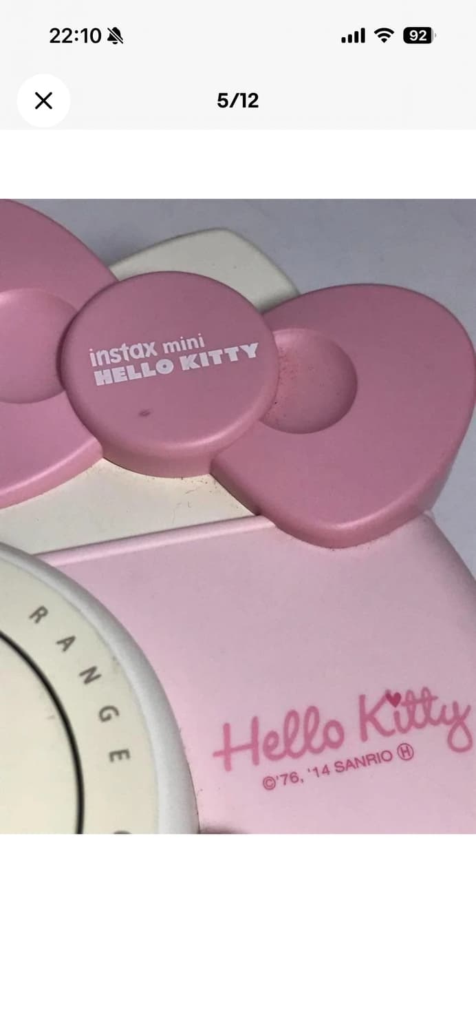 인스탁스 미니 헬로 키티 카메라 바디 + 스트랩 후지필름 즉석 필름 폴라 상품이미지5