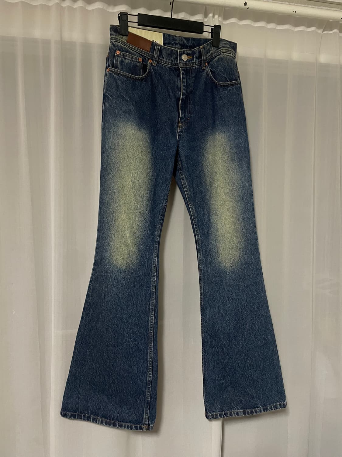 [28] 앤더슨벨 빈티지워시드 부츠컷 진 다크블루 상품이미지4