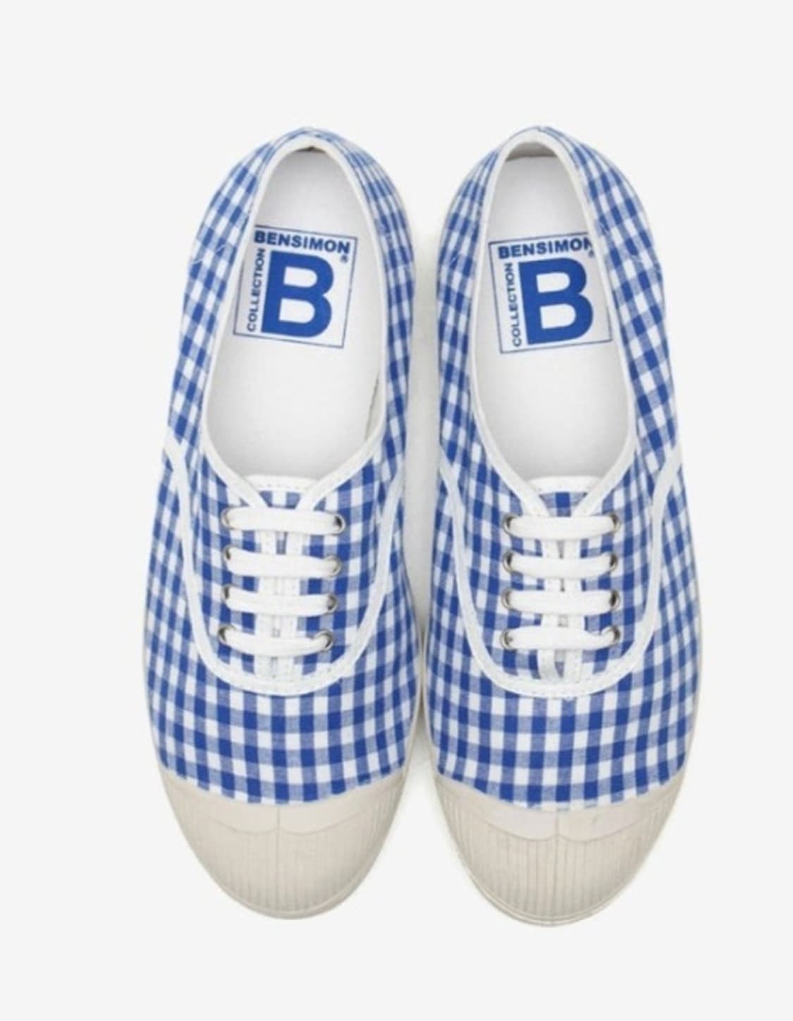 벤시몽 리미티드 체크 레이스업 스니커즈 240~245 상품이미지4