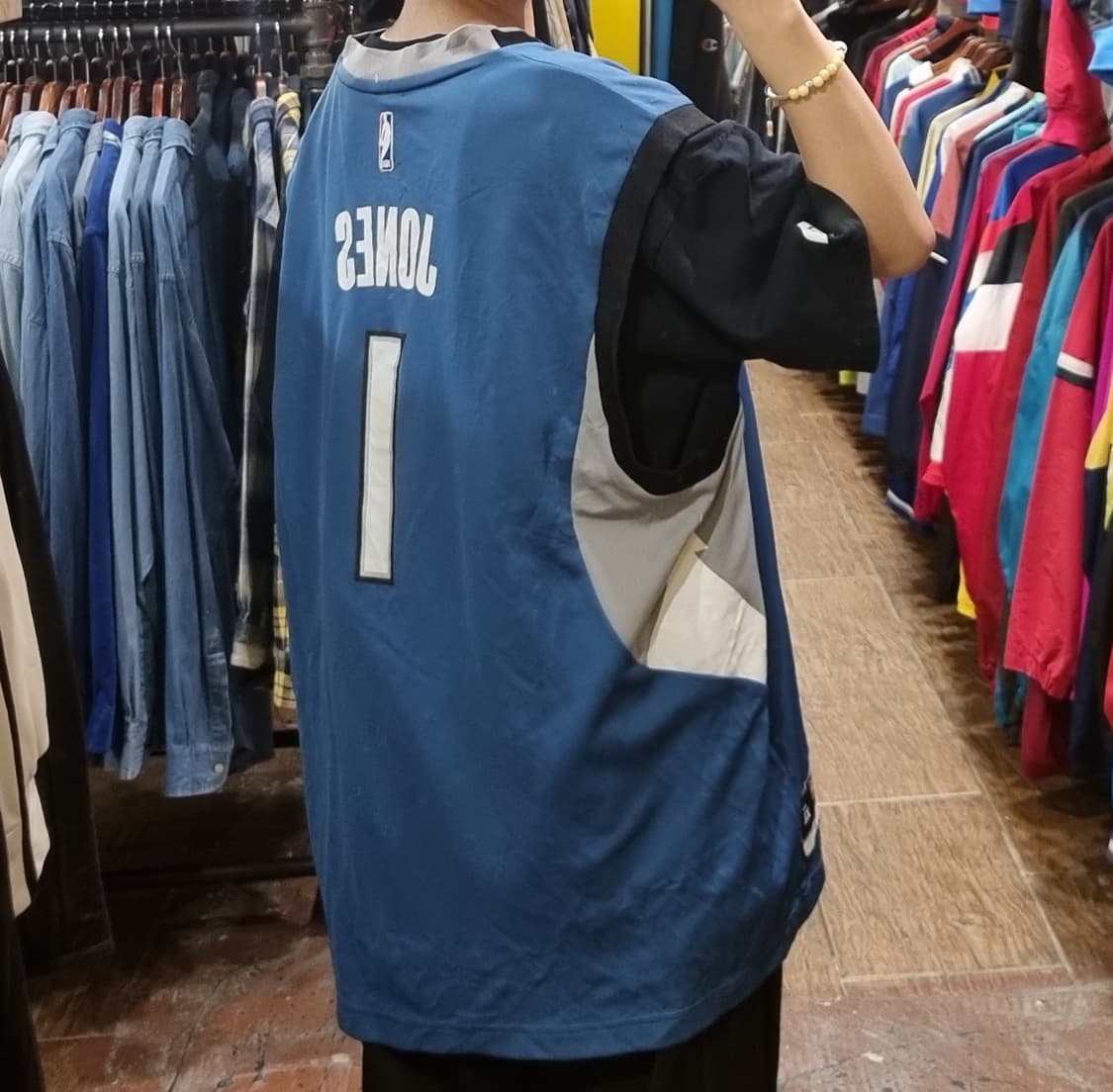 [Hi] NBA 아디다스 농구나시 블루 상품이미지5
